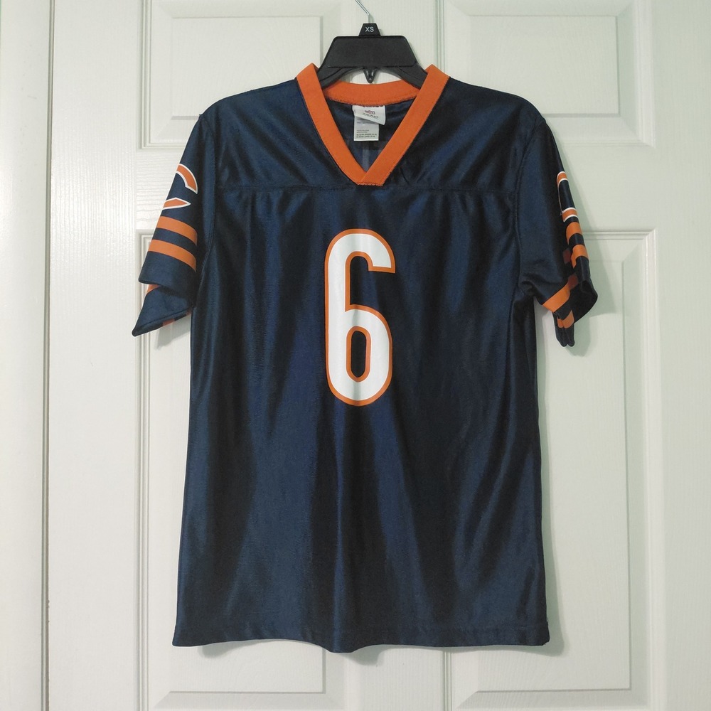 NFL Team Apparel Chicago Bears Jay Cutler 6 Youth Jersey XL 16-18 Navy Blue